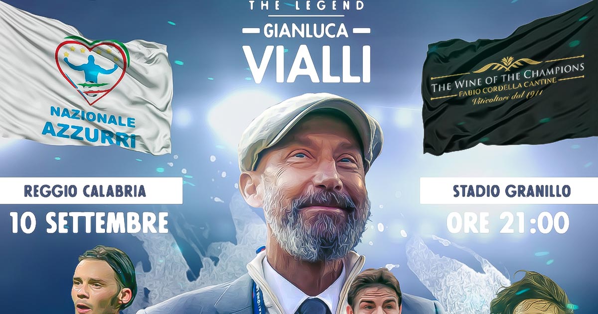 in Reggio di Calabria the “Legend of Gianluca Vialli” event